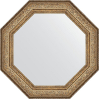 Зеркало Evoform Octagon 81х81 BY 3852 в багетной раме - Виньетка античная бронза 109, купить, цена, заказать, магазин, доставка, скидка, промокод, купить, цена, заказать, магазин, доставка, скидка, промокод