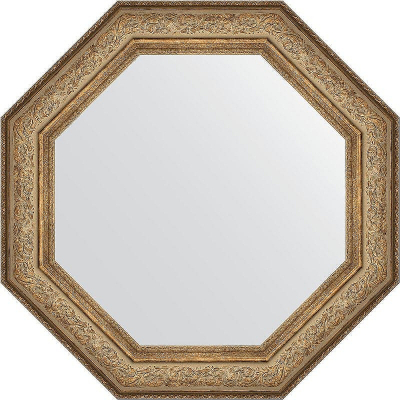 Зеркало Evoform Octagon 81х81 BY 3852 в багетной раме - Виньетка античная бронза 109
