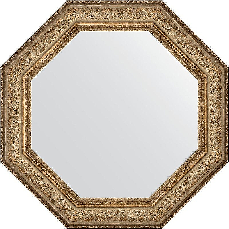 Зеркало Evoform Octagon 81х81 BY 3852 в багетной раме - Виньетка античная бронза 109, купить, цена, заказать, магазин, доставка, скидка, промокод, купить, цена, заказать, магазин, доставка, скидка, промокод