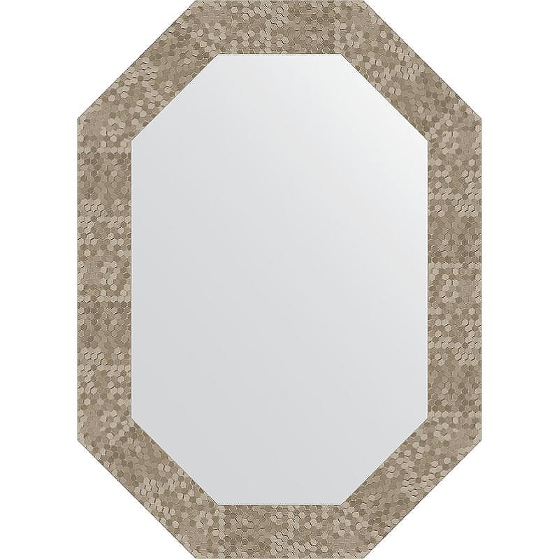 Зеркало Evoform Octagon 52x72 BY 7101 в багетной раме - Соты титан 70, купить, цена, заказать, магазин, доставка, скидка, промокод, купить, цена, заказать, магазин, доставка, скидка, промокод