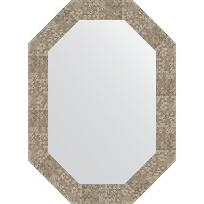 Зеркало Evoform Octagon 52x72 BY 7101 в багетной раме - Соты титан 70