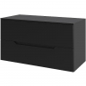Тумба под раковину Orange Line 100 Li-100TubMDF подвесная Черная матовая, купить, цена, заказать, магазин, доставка, скидка, промокод, купить, цена, заказать, магазин, доставка, скидка, промокод