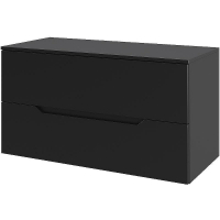 Тумба под раковину Orange Line 100 Li-100TubMDF подвесная Черная матовая, купить, цена, заказать, магазин, доставка, скидка, промокод, купить, цена, заказать, магазин, доставка, скидка, промокод