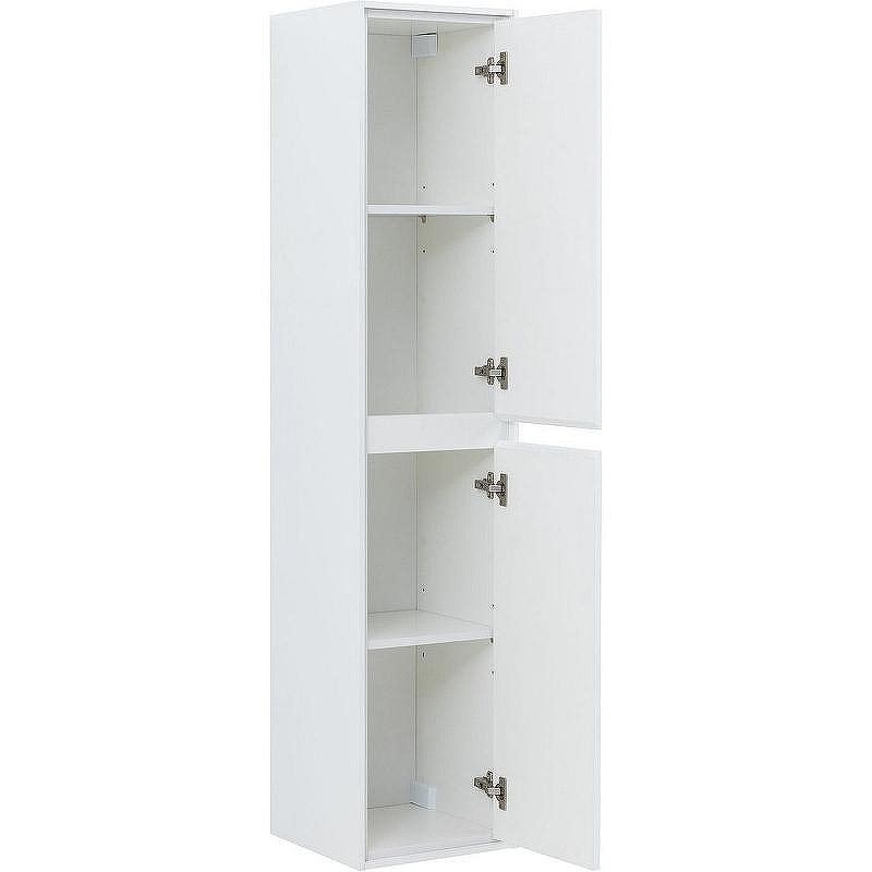 Шкаф пенал Aquanet Милан 35 336386 подвесной Белый глянец, купить, цена, заказать, магазин, доставка, скидка, промокод, купить, цена, заказать, магазин, доставка, скидка, промокод