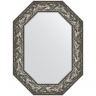 Зеркало Evoform Polygon 78х58 BY 7225 в багетной раме - Византия серебро 99, купить, цена, заказать, магазин, доставка, скидка, промокод, купить, цена, заказать, магазин, доставка, скидка, промокод