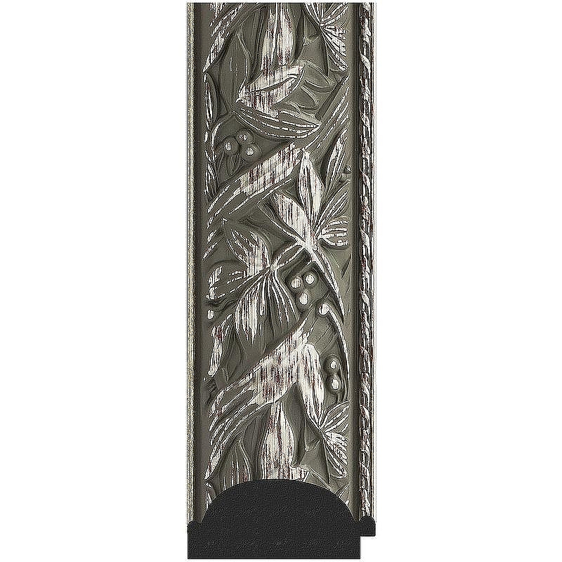 Зеркало Evoform Polygon 78х58 BY 7225 в багетной раме - Византия серебро 99, купить, цена, заказать, магазин, доставка, скидка, промокод, купить, цена, заказать, магазин, доставка, скидка, промокод