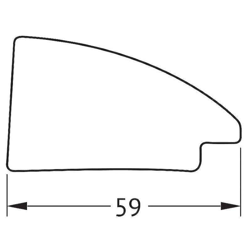 Зеркало Evoform Octagon 70x50 BY 7424 в багетной раме - Брашированное серебро 59, купить, цена, заказать, магазин, доставка, скидка, промокод, купить, цена, заказать, магазин, доставка, скидка, промокод