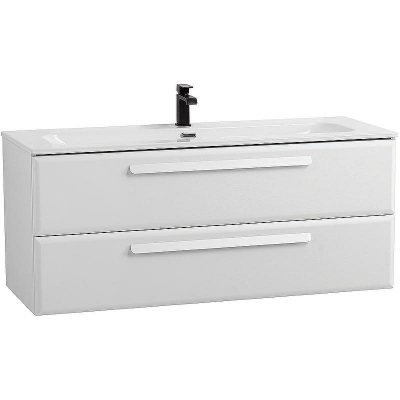 Тумба под раковину Cezares Eco-Cer-N 120 ECO-CER-N-1200-2C-SO-BO подвесная Bianco Opaco без ручек