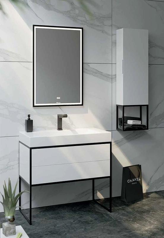 Тумба под раковину Clarberg Logic 90 LOG0109N Белая, купить, цена, заказать, магазин, доставка, скидка, промокод, купить, цена, заказать, магазин, доставка, скидка, промокод