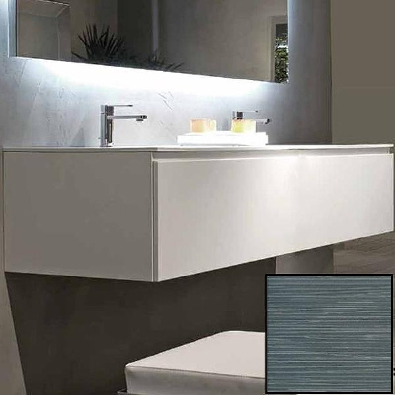 Тумба с раковиной SanVit Флай 120 kfly2120 с фактурой под дерево подвесная Шелк Сталь, купить, цена, заказать, магазин, доставка, скидка, промокод, купить, цена, заказать, магазин, доставка, скидка, промокод