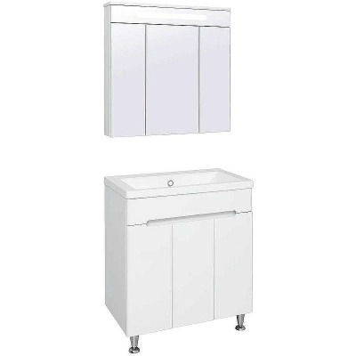 Тумба под раковину Runo Парма 75 00-00001040 Белая