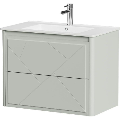 Тумба под раковину Allen Brau Paris 80 1.360001.PWM подвесная Папирус матовый