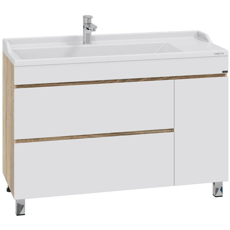 Тумба под раковину СанТа Марс 120 700423 Белая Янтарное дерево, купить, цена, заказать, магазин, доставка, скидка, промокод, купить, цена, заказать, магазин, доставка, скидка, промокод