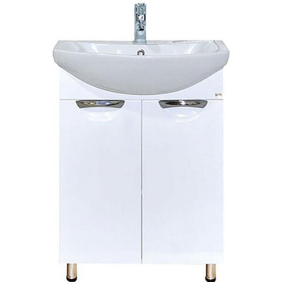 Тумба с раковиной Misty Лаванда 50 УТ000000084 Белая