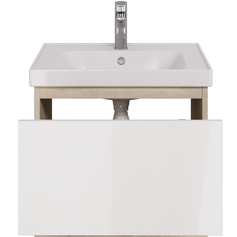 Тумба под раковину Dreja Perfecto 60 99.0811 подвесная Дуб эврика Белый, купить, цена, заказать, магазин, доставка, скидка, промокод, купить, цена, заказать, магазин, доставка, скидка, промокод