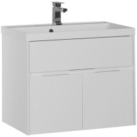 Тумба с раковиной Aquanet Латина 80 212836 подвесная Белая, купить, цена, заказать, магазин, доставка, скидка, промокод, купить, цена, заказать, магазин, доставка, скидка, промокод