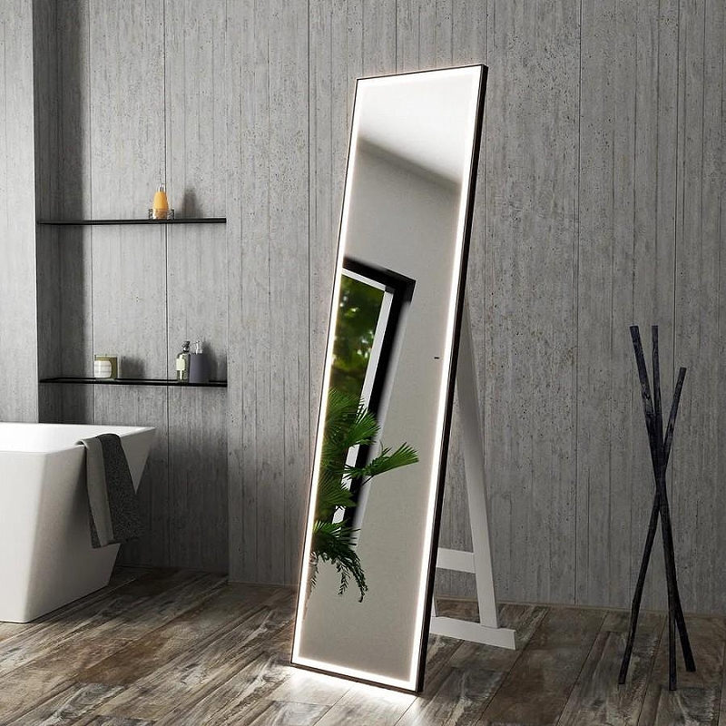 Зеркало Maretti Umbria 45 UM1445175P18EL с подсветкой цвет Черный с бесконтактным выключателем и диммером, купить, цена, заказать, магазин, доставка, скидка, промокод, купить, цена, заказать, магазин, доставка, скидка, промокод