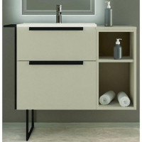 Тумба под раковину Cezares Urban 74 55159 подвесная Spatolato bianco без ножки и боковой полки, купить, цена, заказать, магазин, доставка, скидка, промокод, купить, цена, заказать, магазин, доставка, скидка, промокод