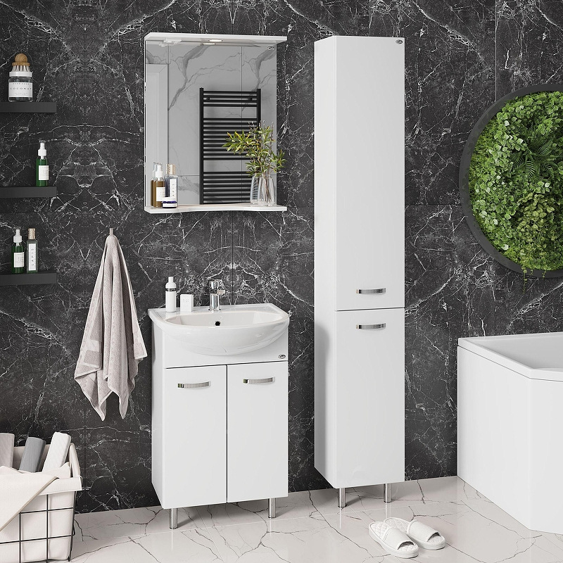 Тумба под раковину Onika Коралл 50 105032 цвет Белый, купить, цена, заказать, магазин, доставка, скидка, промокод, купить, цена, заказать, магазин, доставка, скидка, промокод