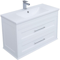 Тумба с раковиной Aquanet Бостон 100 260666 подвесная Белый матовый, купить, цена, заказать, магазин, доставка, скидка, промокод, купить, цена, заказать, магазин, доставка, скидка, промокод