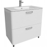 Тумба с раковиной Iddis Brick 80 BRI80WFi95K Белая, купить, цена, заказать, магазин, доставка, скидка, промокод, купить, цена, заказать, магазин, доставка, скидка, промокод