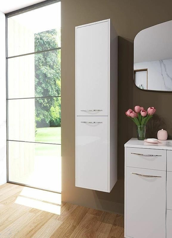 Шкаф пенал Эстет Barcelona 35 L ФР-00003586 подвесной Белый, купить, цена, заказать, магазин, доставка, скидка, промокод, купить, цена, заказать, магазин, доставка, скидка, промокод