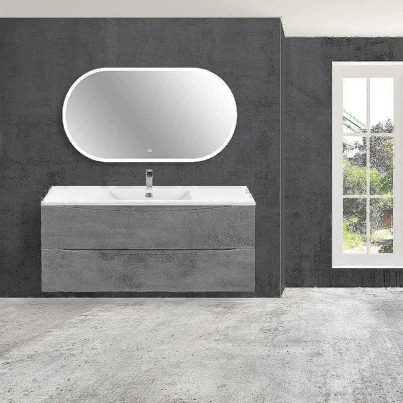 Тумба под раковину Vincea Mia 120 VMC-2MC120BT подвесная Beton, купить, цена, заказать, магазин, доставка, скидка, промокод, купить, цена, заказать, магазин, доставка, скидка, промокод