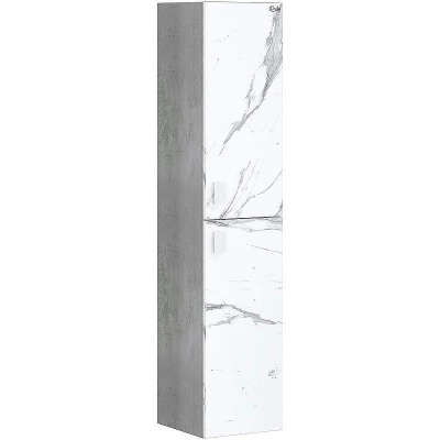 Шкаф пенал Onika Марбл 30.10 403076 подвесной Мрамор Камень бетонный