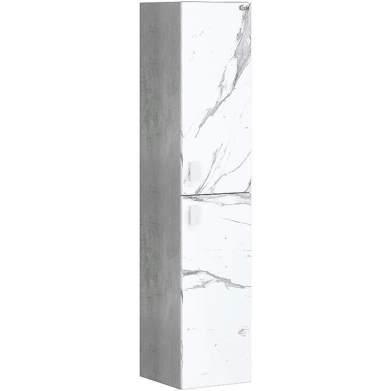 Шкаф пенал Onika Марбл 30.10 403076 подвесной Мрамор Камень бетонный, купить, цена, заказать, магазин, доставка, скидка, промокод, купить, цена, заказать, магазин, доставка, скидка, промокод