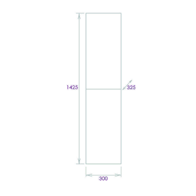 Шкаф пенал Onika Марбл 30.10 403076 подвесной Мрамор Камень бетонный