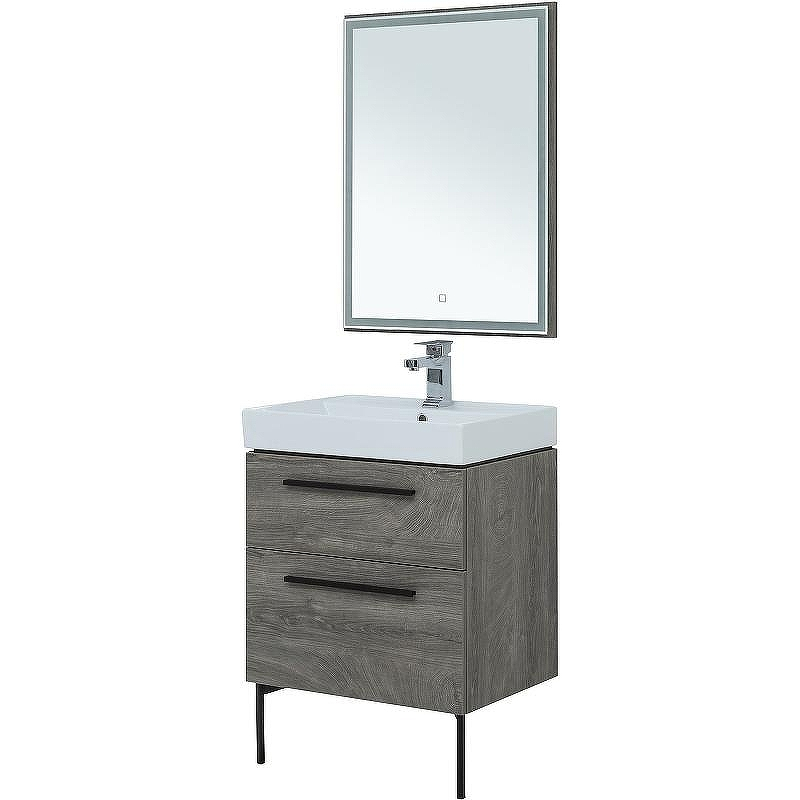 Комплект мебели для ванной Aquanet Nova 60 246281 подвесной Дуб рошелье, купить, цена, заказать, магазин, доставка, скидка, промокод, купить, цена, заказать, магазин, доставка, скидка, промокод