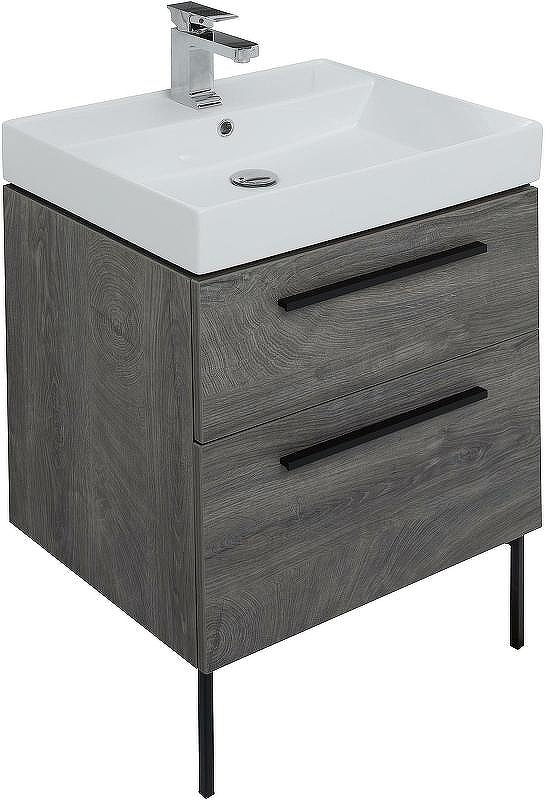 Комплект мебели для ванной Aquanet Nova 60 246281 подвесной Дуб рошелье, купить, цена, заказать, магазин, доставка, скидка, промокод, купить, цена, заказать, магазин, доставка, скидка, промокод