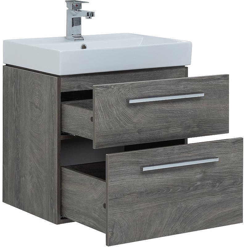 Комплект мебели для ванной Aquanet Nova 60 246281 подвесной Дуб рошелье, купить, цена, заказать, магазин, доставка, скидка, промокод, купить, цена, заказать, магазин, доставка, скидка, промокод