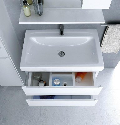 Тумба под раковину 1MarKa Кода 60Н У57594 Белая