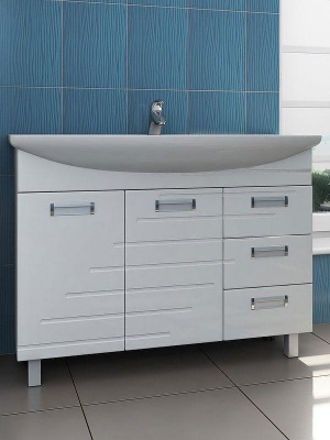 Тумба под раковину Vigo Diana 105 tn.DIA.STI.100.2D.3Y Белая