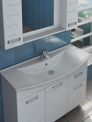 Тумба под раковину Vigo Diana 105 tn.DIA.STI.100.2D.3Y Белая