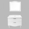 Тумба с раковиной Comforty Монако 100 00004136346 Белая, купить, цена, заказать, магазин, доставка, скидка, промокод, купить, цена, заказать, магазин, доставка, скидка, промокод