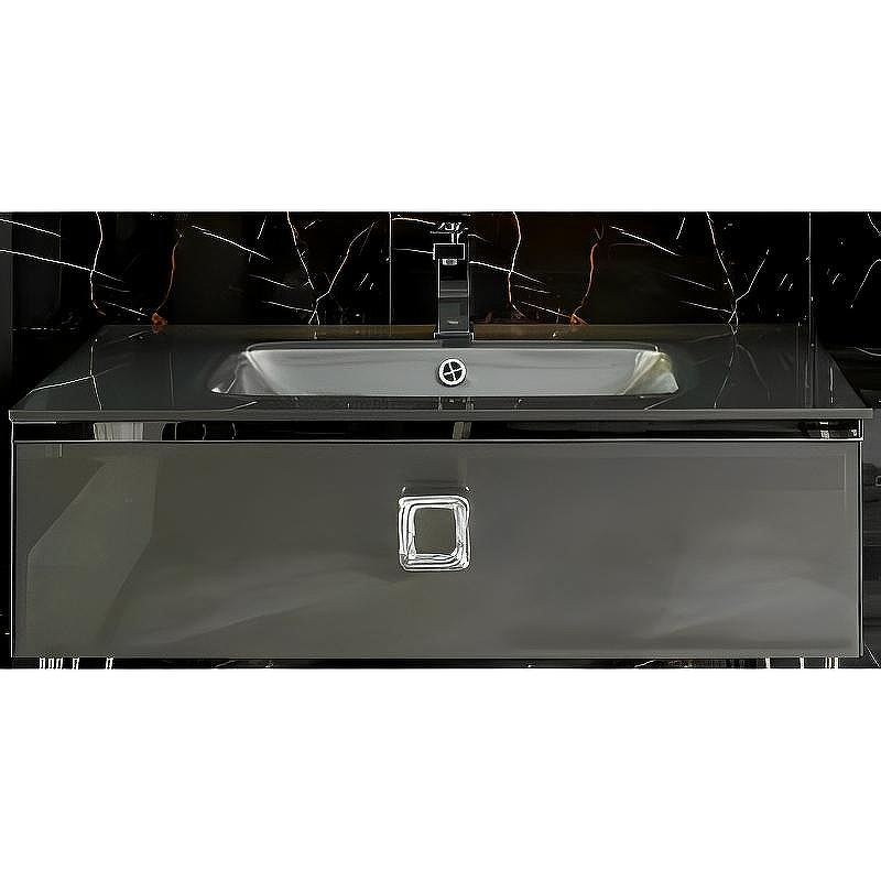 Тумба под раковину Boheme Armadi Art Lucido 80 770-080-GR подвесная Графит глянцевый, купить, цена, заказать, магазин, доставка, скидка, промокод, купить, цена, заказать, магазин, доставка, скидка, промокод