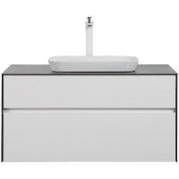 Тумба с раковиной Black&White Universe U907.1000-1 100 907U1000-1 подвесная White matt Lauren gold, купить, цена, заказать, магазин, доставка, скидка, промокод, купить, цена, заказать, магазин, доставка, скидка, промокод