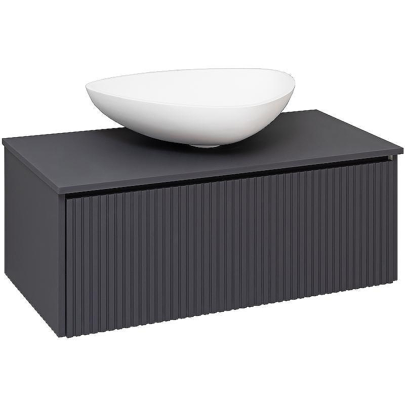 Тумба под раковину Aqua de Marco Monaco 90 2090GRMON подвесная Графит, купить, цена, заказать, магазин, доставка, скидка, промокод, купить, цена, заказать, магазин, доставка, скидка, промокод