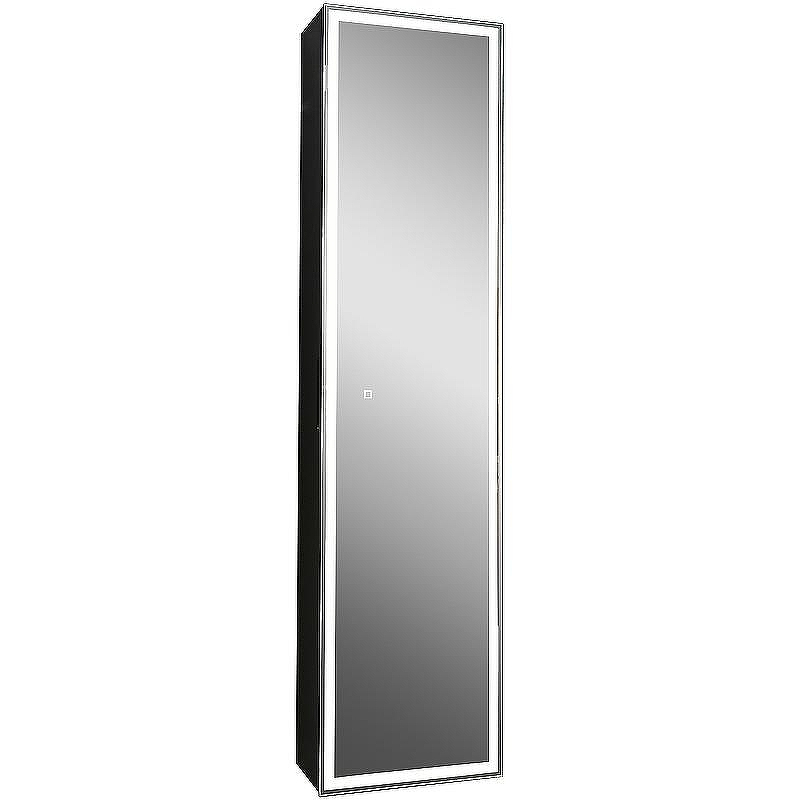 Зеркальный шкаф Континент Mirror Box black Led 40 МВК050 с подсветкой Черный, купить, цена, заказать, магазин, доставка, скидка, промокод, купить, цена, заказать, магазин, доставка, скидка, промокод