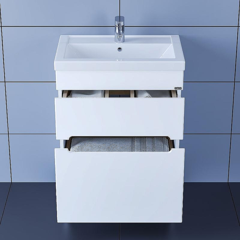 Тумба под раковину СанТа Лондон 60 224005л Белая, купить, цена, заказать, магазин, доставка, скидка, промокод, купить, цена, заказать, магазин, доставка, скидка, промокод