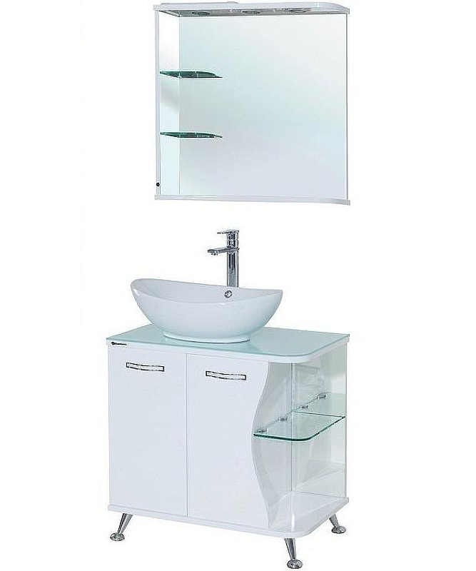 Зеркало Bellezza Рио 70 L 4613611062013 с подсветкой Белое, купить, цена, заказать, магазин, доставка, скидка, промокод, купить, цена, заказать, магазин, доставка, скидка, промокод