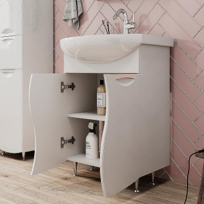 Тумба под раковину Volna Adel 70.2D tnADEL70.2D-01 Белая