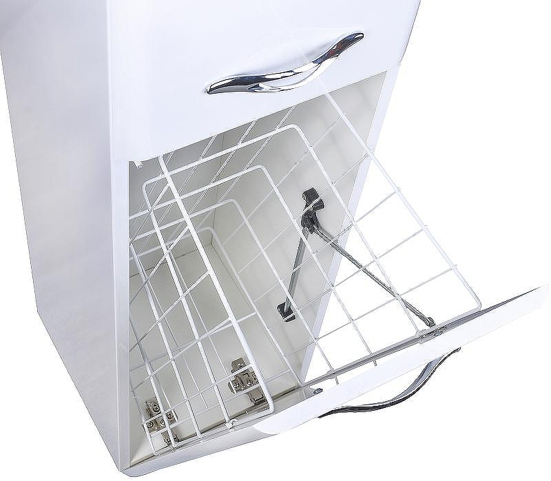 Шкаф пенал Style Line Каре Люкс Plus 30 СС-00002325 с бельевой корзиной Белый, купить, цена, заказать, магазин, доставка, скидка, промокод, купить, цена, заказать, магазин, доставка, скидка, промокод