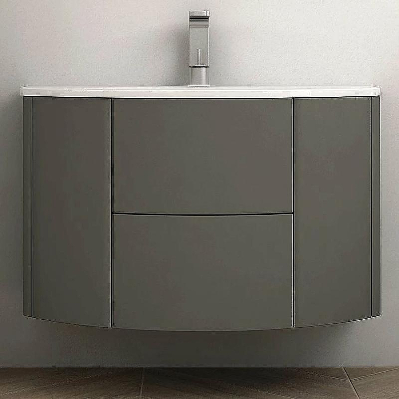 Тумба под раковину Cezares Eden 90 55069 подвесная Grigio talpa opaco, купить, цена, заказать, магазин, доставка, скидка, промокод, купить, цена, заказать, магазин, доставка, скидка, промокод