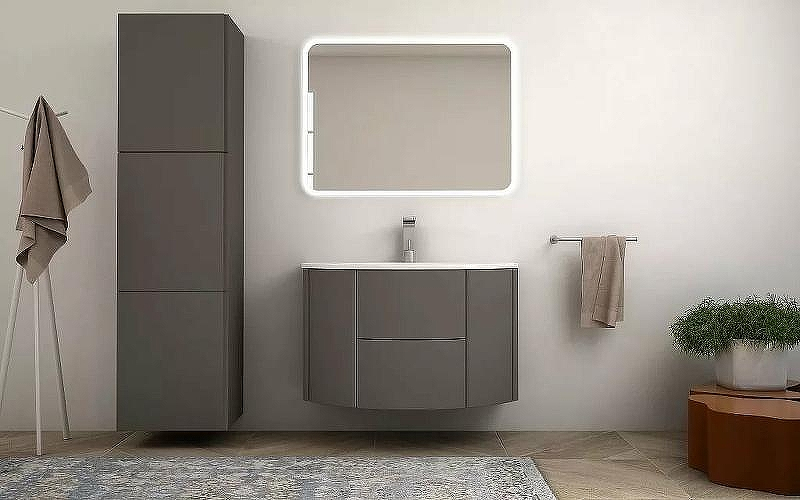 Тумба под раковину Cezares Eden 90 55069 подвесная Grigio talpa opaco, купить, цена, заказать, магазин, доставка, скидка, промокод, купить, цена, заказать, магазин, доставка, скидка, промокод