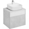 Тумба под раковину Aquaton Марбл 60 1A276101MH4C0 подвесная Слэйт Белый матовый, купить, цена, заказать, магазин, доставка, скидка, промокод, купить, цена, заказать, магазин, доставка, скидка, промокод
