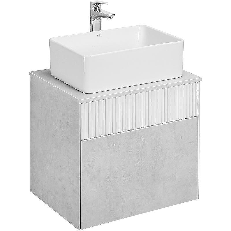 Тумба под раковину Aquaton Марбл 60 1A276101MH4C0 подвесная Слэйт Белый матовый, купить, цена, заказать, магазин, доставка, скидка, промокод, купить, цена, заказать, магазин, доставка, скидка, промокод