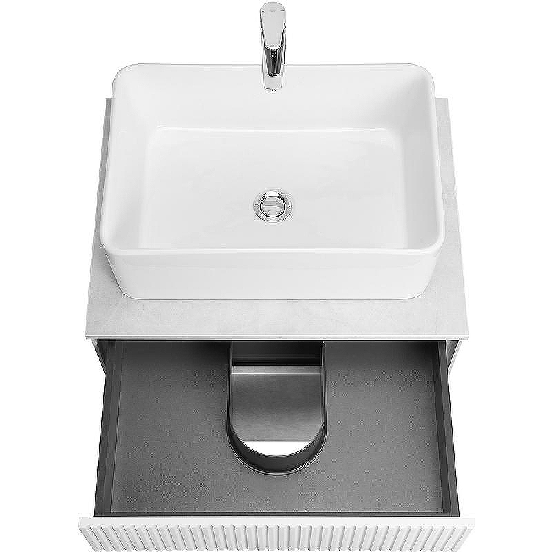 Тумба под раковину Aquaton Марбл 60 1A276101MH4C0 подвесная Слэйт Белый матовый, купить, цена, заказать, магазин, доставка, скидка, промокод, купить, цена, заказать, магазин, доставка, скидка, промокод